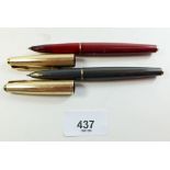 Two Parker 61 ink pens