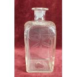 A 19th century cut glass decanter - no stopper