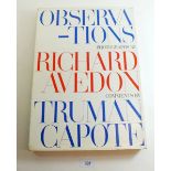 Observations. Photographs by Richard Avedon. Text by Truman Capote. 1959 1st edition with slipcase.