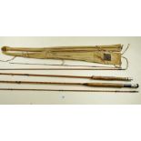 A Hardy Palatona bamboo fly fishing rod "The Perfection" and another Hardy Palatona rod (other a/f)