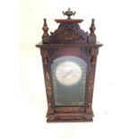 An American shelf clock with applied decoration