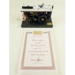 A Basset Lowke model of a steam engine - Fowler Showmans engine 'Renown'. Ltd edition number 37 of