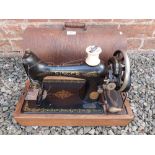 A Singer sewing machine