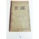 Bye Laws by "Ross Improvement Commissioners" 1894