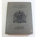 Royal Commission on Historical Monuments. Volume 1 Westminster Abbey. Pub. by HMSO 1924 1st edition