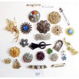 A box of costume jewellery