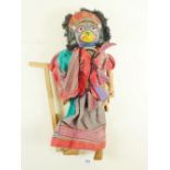 An Indonesian wooden puppet- 41cm tall