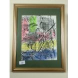 Marc Chagall Lithograph Siecle No 34 1970, estimated edition of 3000. Mourlot Imprimeur, Paris.