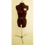 A vintage 1960's Adjustoform 'Easy-Fit' dressmakers mannequin dummy