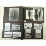 Two photograph albums 1950's comprising of many original photographs pertaining to Queens College