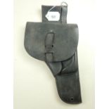 A WW2 German leather pistol holster