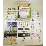 Large box of mainly QEII GB covers including FDC, registered, special cancel, Channel Islands, Royal