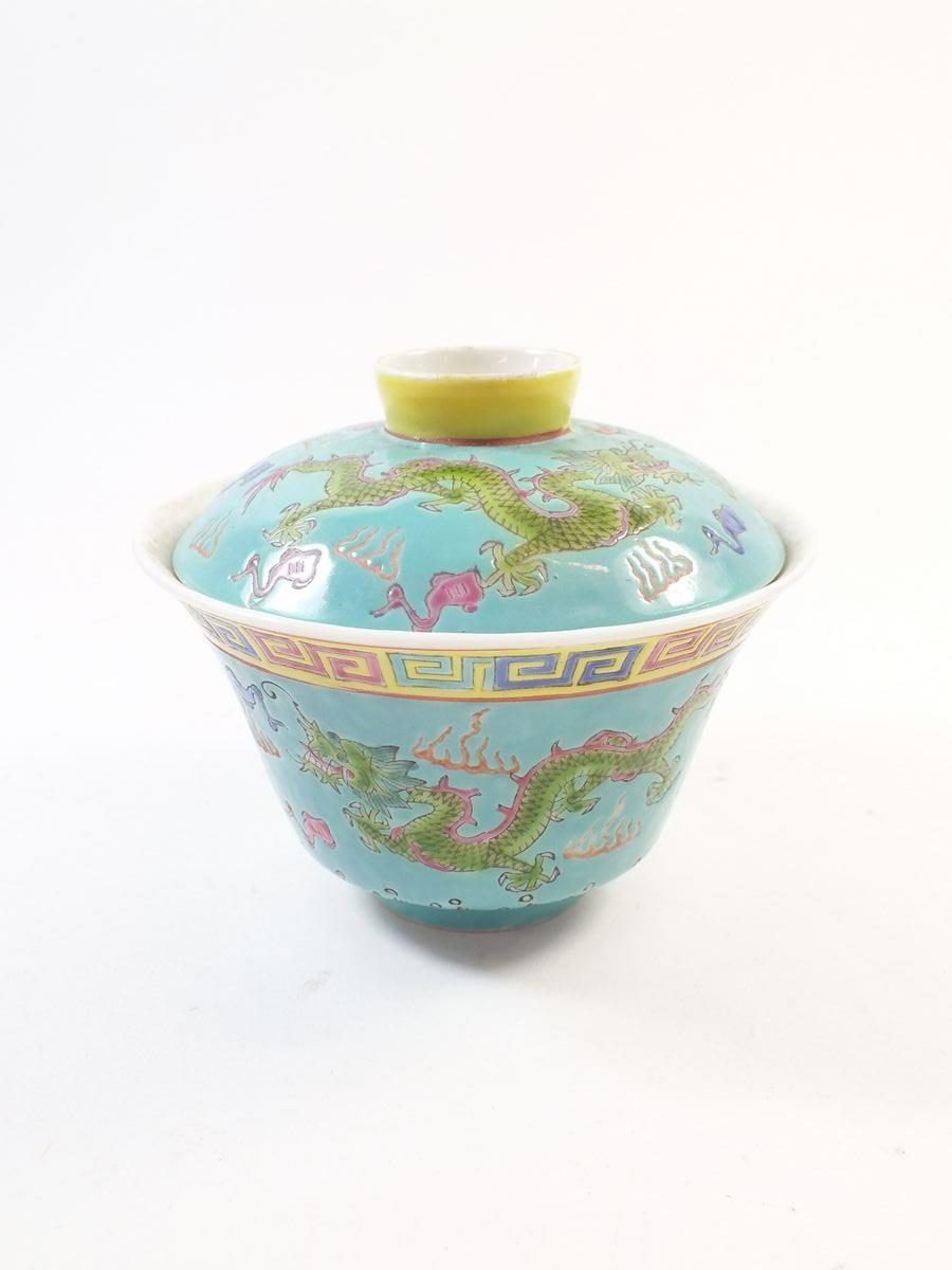 A Chinese group of three items of Canton teaware - Image 14 of 17