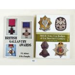 British Gallantry Awards by Abbott and Tamplin and British Army Cap Badges of the 20th Century