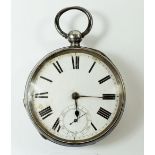 A 19th century Waltham silver cased pocket watch