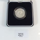 A Royal Mint Issue silver proof Piedfort coin - UK £2 1995 50th Anniversary of United Nations - in