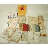 A box of WWII Army Instruction 'Guides and Training Memorandum'