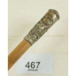 A Duke of Wellington regiment swagger stick.