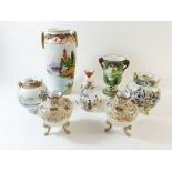 Seven various items of Noritake porcelain