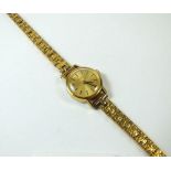 A ladies Tissot bracelet watch