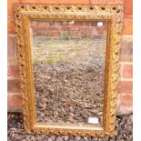 A gilt framed mirror, 57 x 38cm