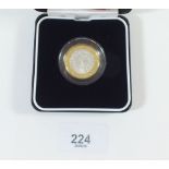 A Royal Mint Issue silver proof Piedfort coin - UK £2 2005 Gunpowder Plot - in case with