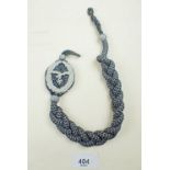 A WWII Luftwaffe marksman's lanyard