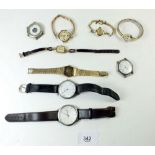 Various gentleman and ladies vintage wrist watches