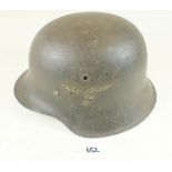 A WW2 Luftwaffe steel helmet