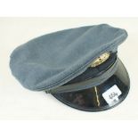 An RAF officers cap, size 7 1/4