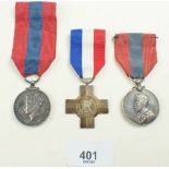 A General Service Cross and two Faithful Service medals