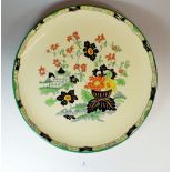 A Minton charger decorated with the Pergola Pattern, 38cm diameter - impressed and stamped marks,