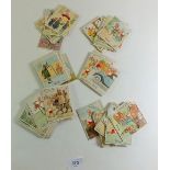 A box of Henry Kensitas cigarette cards, approx. 155