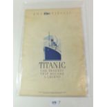 Titanic the Tragedy that became Legend, published by Titanic Products