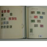Stamps of the British Empire and Commonwealth in 2 albums and on loose album sheets, countries J-