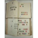 First edition Stanley Gibbons 'Imperials', part 1 and 2 with a few remainders and later stamp