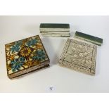 A selection of Victorian tiles.