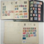 An 'All world' stamp collection in 3 albums of mint and used defin/commem, officials, postage due,