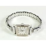 An Omega small ladies wrist watch