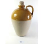 Whisky Jar, Flagon Capacity, Produced by Caledonian Pottery Co. Ltd at Rutherglen c1800.