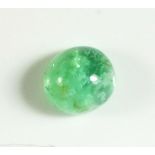 A Columbian cabochon emerald, 2.8 cts