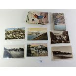 Postcards - Middle East, including scenes at Alexandria, Suez canal, trading scenes at Salenica