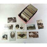 Postcards - A mixture of greeting types, topo, family photos etc, mostly pre-1930 (approx. 400).