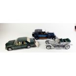 Three Franklin Mint model cars boxed including Bentley Arnage 1998, Rolls Royce Phantom Cabriolet