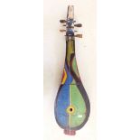 A vintage hand made tribal lute