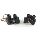 A pair of Carl Zeiss Jena Jenoptem 8 x 30W binoculars together with a pair of Magnor 8 x 30
