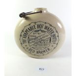 A Henry Hodder & Co Ltd stoneware hot water bottle
