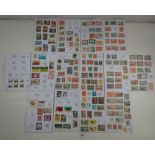 A collection of BC stamps, remainders of 14 club booklets, many high values