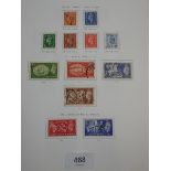 Dealer clear-out in large box of mainly QV to QEII British stamps, both mint and used, in 4