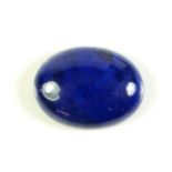 A lapis lazuli cabochon stone, 14.5 cts